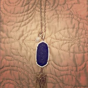 Authentic Kendra Scott Raw Cut Lapis Rayne